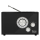 Radio i budzik ELTRA SŁOWIK Czarny USB/BT